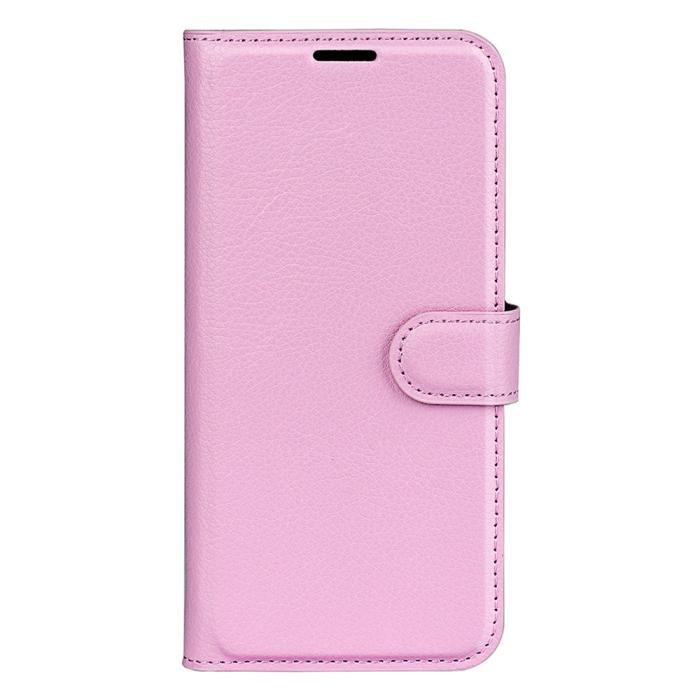 Bild 5,  Xiaomi 14 Ultra Fodral Litchi Läder Ljus Rosa - Teknikhallen.se