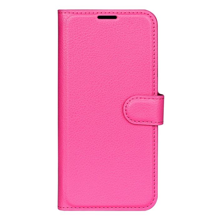 Bild 5,  Xiaomi 14 Ultra Fodral Litchi Läder Rosa - Teknikhallen.se