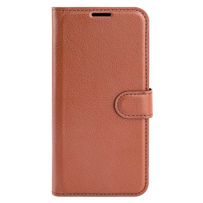 Bild 5,  Xiaomi 14 Ultra Fodral Litchi Läder Brun - Teknikhallen.se