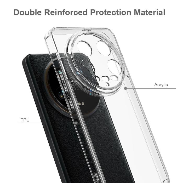 Bild 6,  Xiaomi 14 Ultra Skal TPU / Akryl Shockproof Transparent - Teknikhallen.se