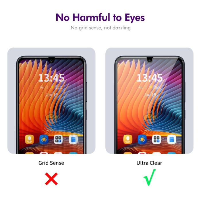 Bild 5, ENKAY ENKAY Xiaomi Redmi 14C Skärmskydd Härdat Glas Heltäckande Privacy - Teknikhallen.se