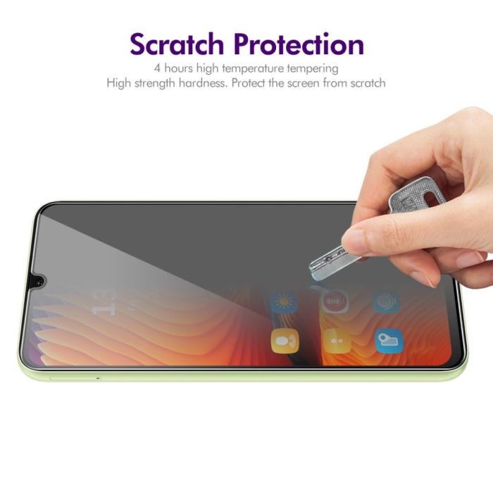 Bild 6, ENKAY ENKAY Xiaomi Redmi 14C Skärmskydd Härdat Glas Heltäckande Privacy - Teknikhallen.se