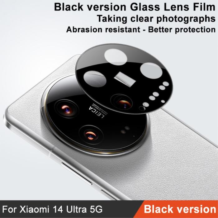 Bild 2, IMAK IMAK Xiaomi 14 Ultra Linsskydd Härdat Glas Svart - Teknikhallen.se
