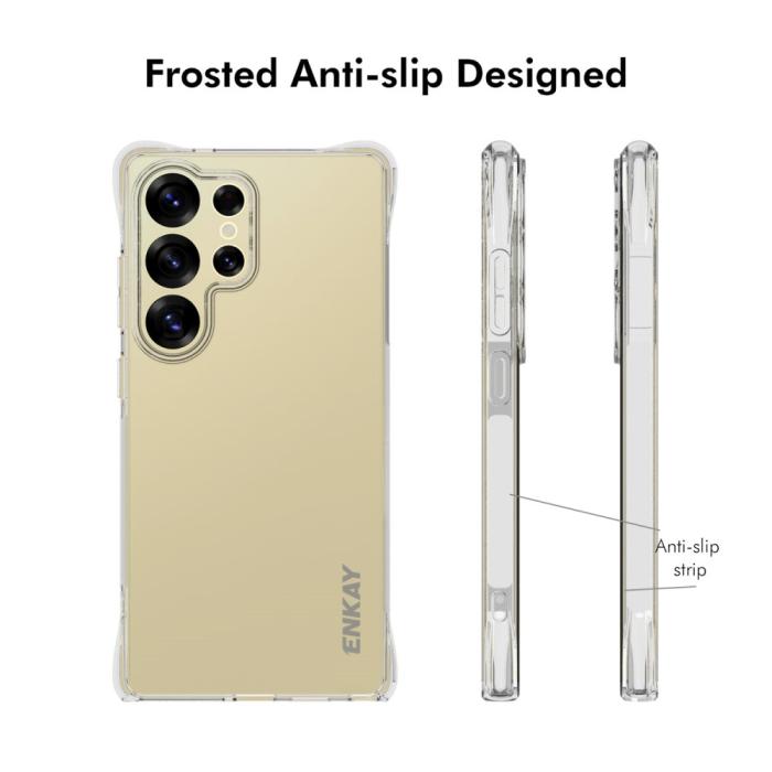 Bild 4, ENKAY ENKAY Samsung Galaxy S25 Ultra Skal TPU Transparent - Teknikhallen.se