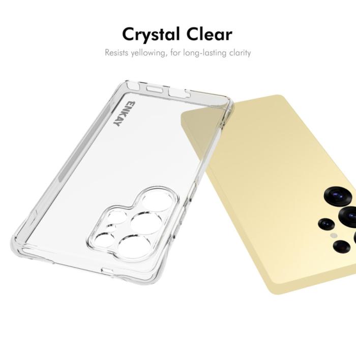 Bild 5, ENKAY ENKAY Samsung Galaxy S25 Ultra Skal TPU Transparent - Teknikhallen.se