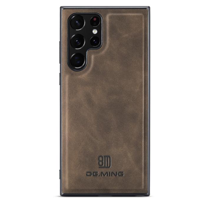 Bild 3, DG.MING DG.MING Samsung Galaxy S25 Ultra Skal Läderbelagt Mörk Brun - Teknikhallen.se