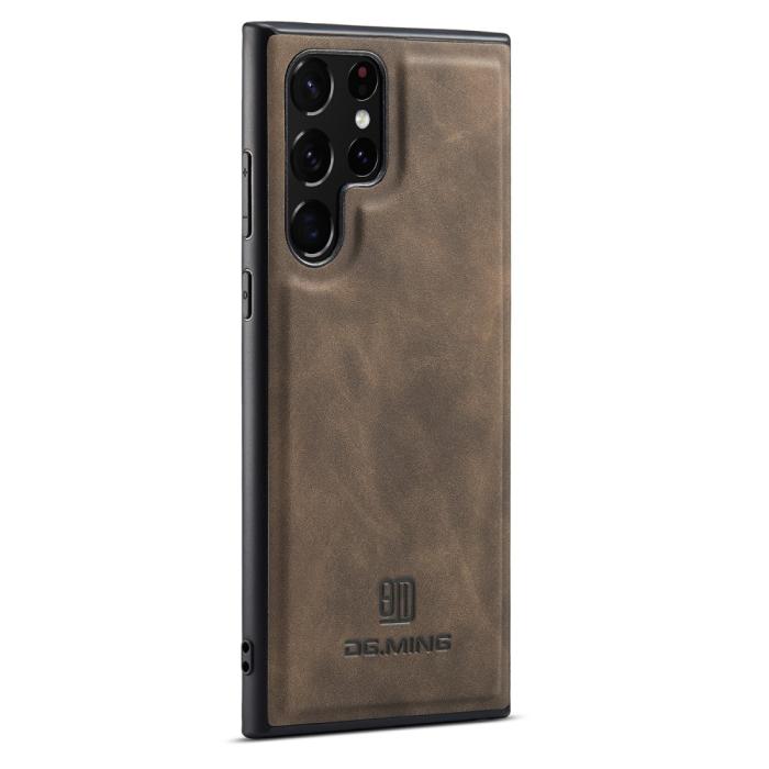 Bild 4, DG.MING DG.MING Samsung Galaxy S25 Ultra Skal Läderbelagt Mörk Brun - Teknikhallen.se