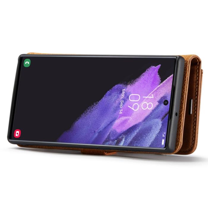 Bild 3, DG.MING DG.MING Galaxy S25 Ultra 2in1 Magnet Fodral / Skal Brun - Teknikhallen.se