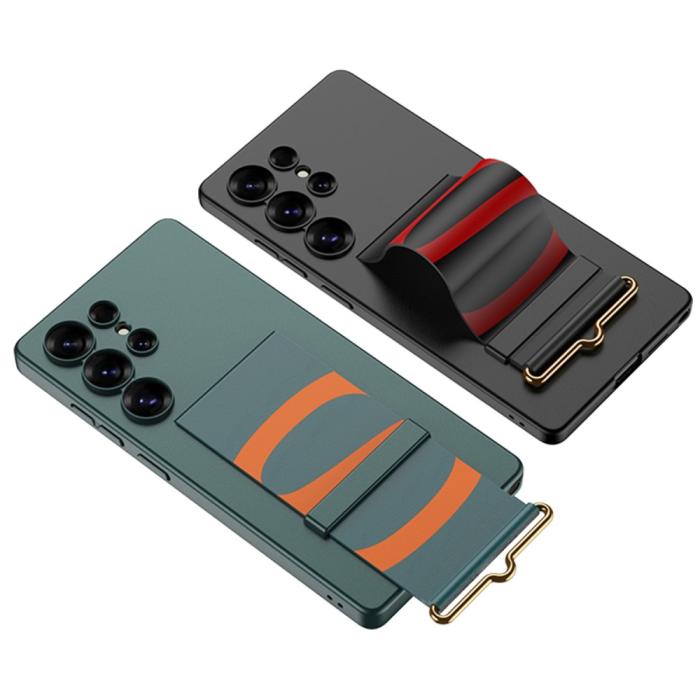 Bild 4, GKK GKK Galaxy S25 Ultra Skal Med Strap Hybrid Kolfiber Textur - Teknikhallen.se