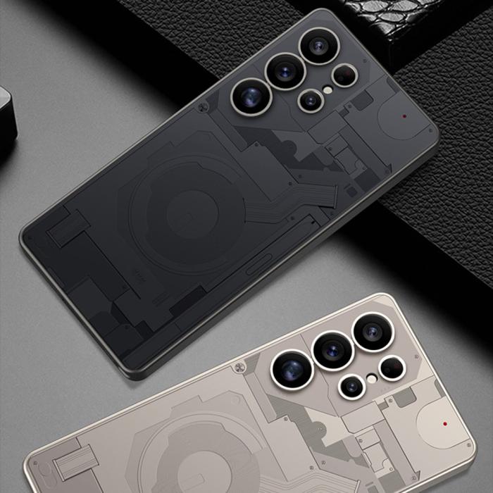 Bild 3, GKK GKK Samsung Galaxy S25 Ultra Skal Circuit Titanium Grey - Teknikhallen.se
