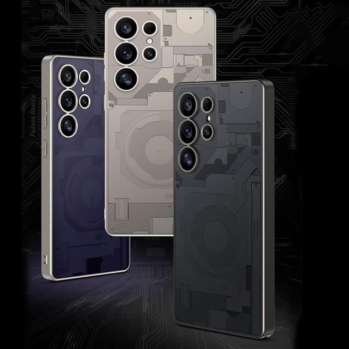 Bild 5, GKK GKK Samsung Galaxy S25 Ultra Skal Circuit Titanium Grey - Teknikhallen.se