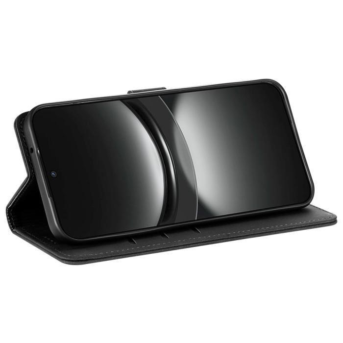 Bild 3, AZNS AZNS Samsung Galaxy S25 Ultra Fodral Läder Svart - Teknikhallen.se