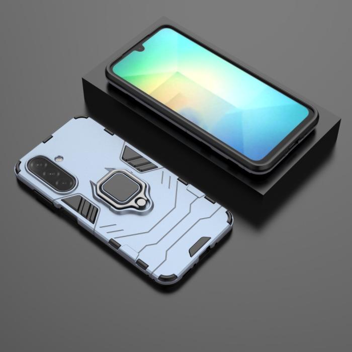 Bild 6,  Samsung Galaxy A16 / A26 5G Skal Hybrid Ring Armor Blå - Teknikhallen.se
