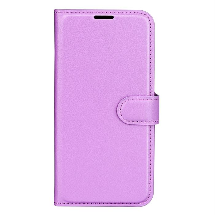 Bild 5,  Samsung Galaxy A16 / A26 5G Fodral Litchi Läder Textur Lila - Teknikhallen.se