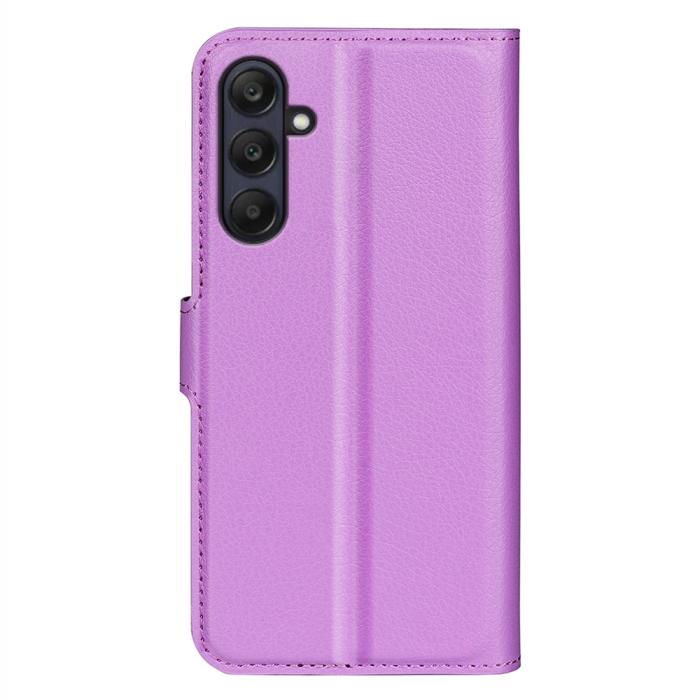 Bild 6,  Samsung Galaxy A16 / A26 5G Fodral Litchi Läder Textur Lila - Teknikhallen.se