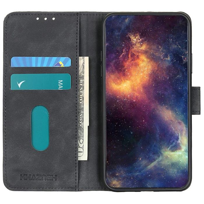 Bild 3, KHAZNEH KHAZNEH Samsung Galaxy A16 / A26 5G Fodral Retro Läder Svart - Teknikhallen.se
