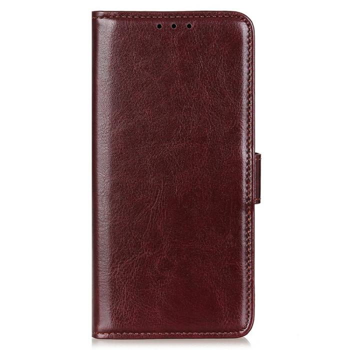 Bild 5,  Samsung Galaxy A16 / A26 5G Fodral Crazy Horse Läder Brun - Teknikhallen.se