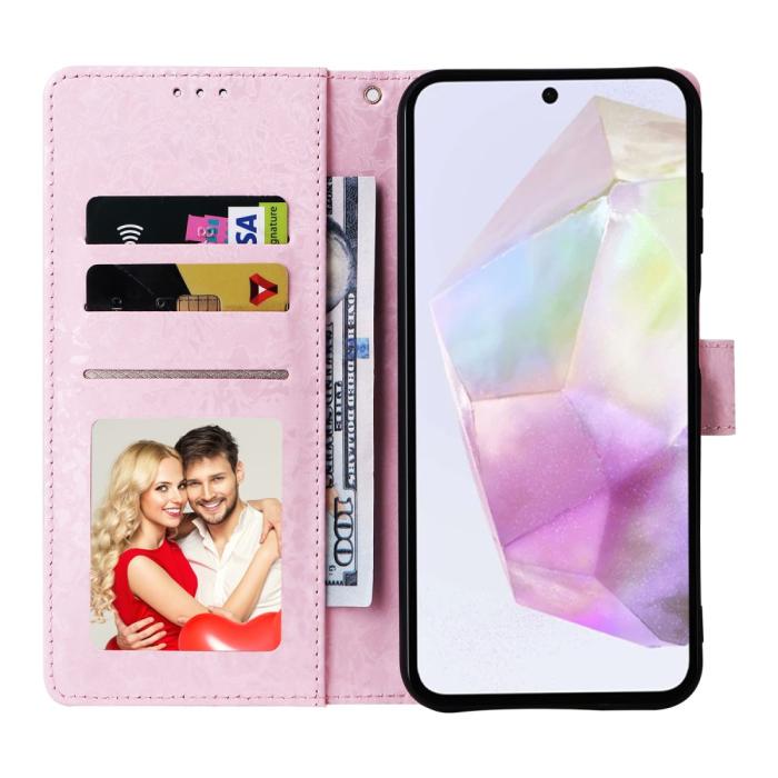 Bild 2,  Samsung Galaxy A16/A26 5G Fodral RFID Små Blommor - Teknikhallen.se
