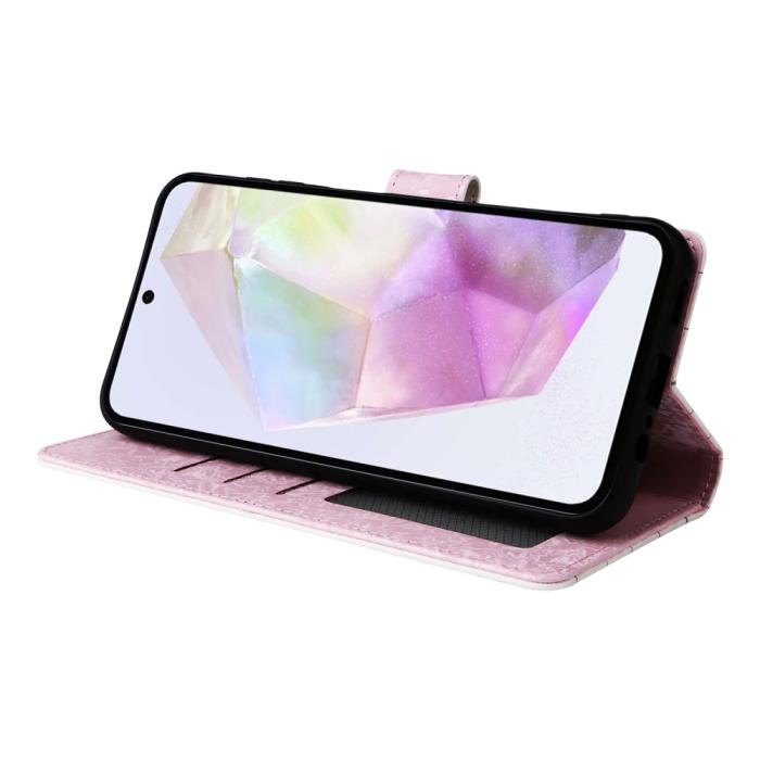 Bild 3,  Samsung Galaxy A16/A26 5G Fodral RFID Små Blommor - Teknikhallen.se
