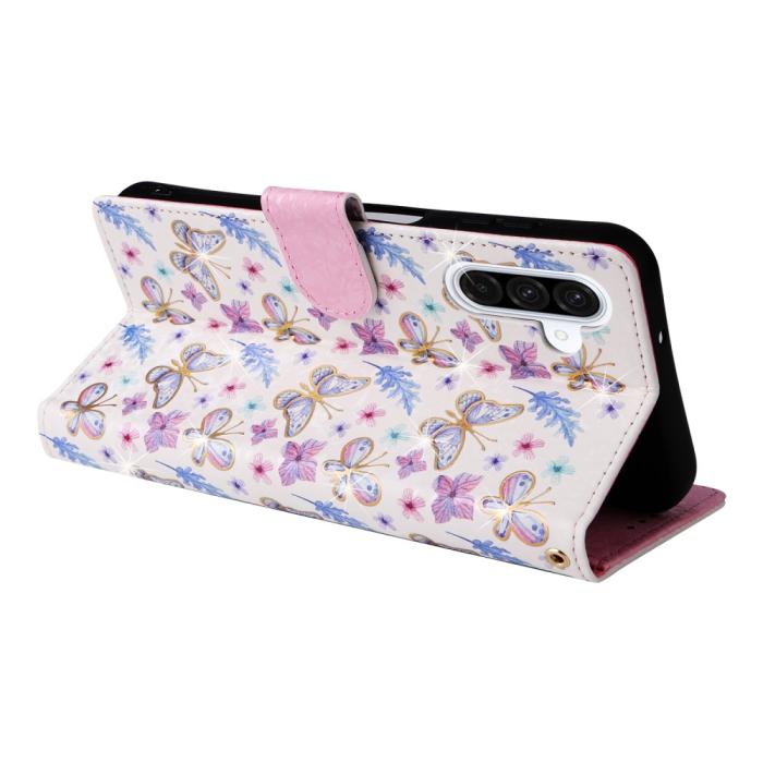 Bild 4,  Samsung Galaxy A16/A26 5G Fodral RFID Fjärilar / Blommor - Teknikhallen.se