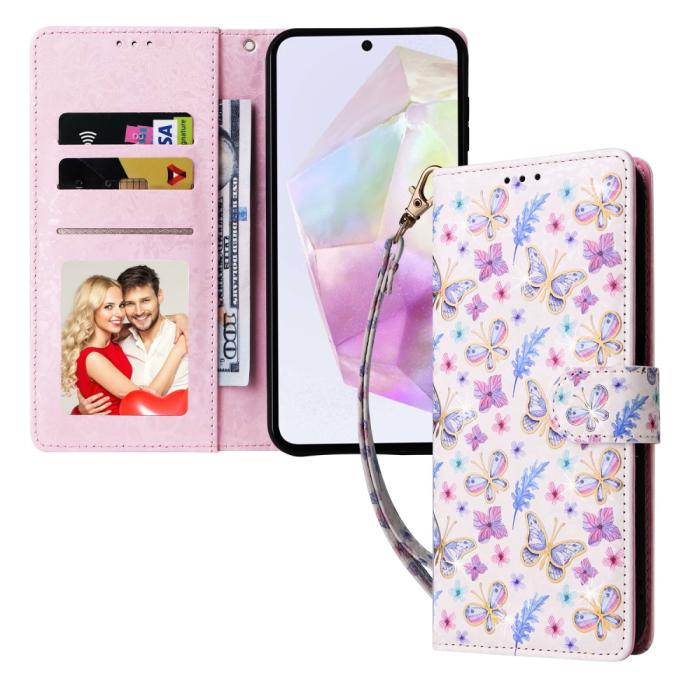 Bild 5,  Samsung Galaxy A16/A26 5G Fodral RFID Fjärilar / Blommor - Teknikhallen.se