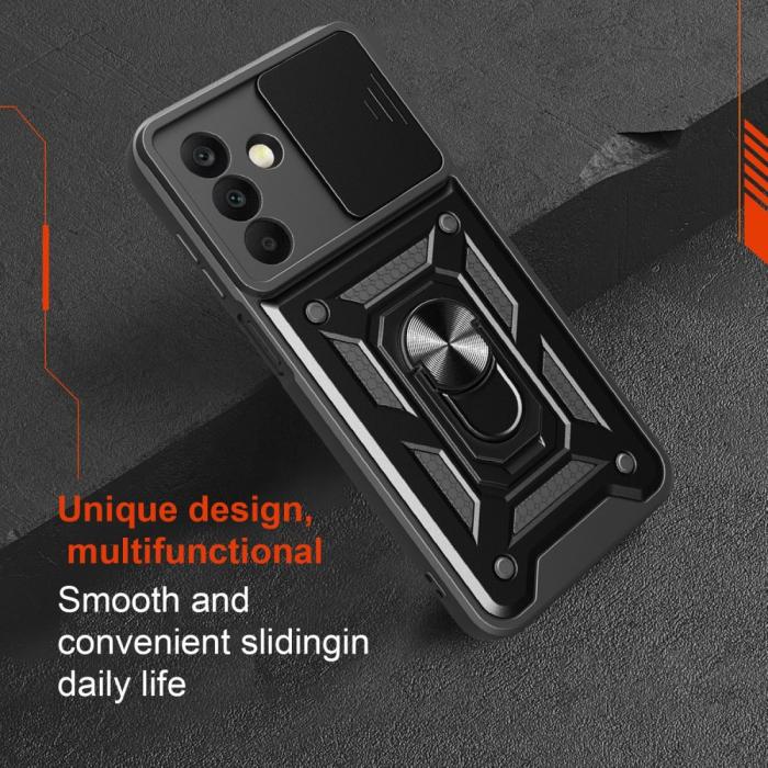 Bild 2,  Samsung Galaxy A26 5G Skal CamShield Ring Hybrid Svart - Teknikhallen.se