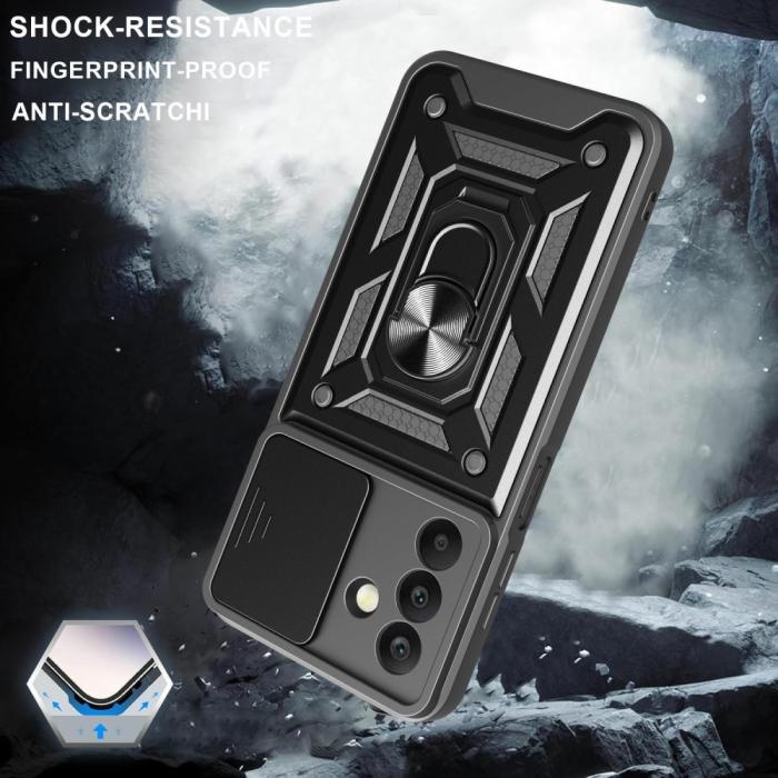 Bild 6,  Samsung Galaxy A26 5G Skal CamShield Ring Hybrid Svart - Teknikhallen.se