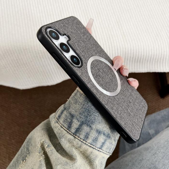 Bild 5,  Samsung Galaxy A16/A26 5G Skal MagSafe Nylon Grå - Teknikhallen.se