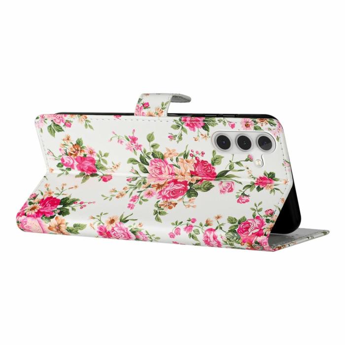 Bild 3,  Samsung Galaxy S25 Plus Fodral Med Tryck Blommor - Teknikhallen.se