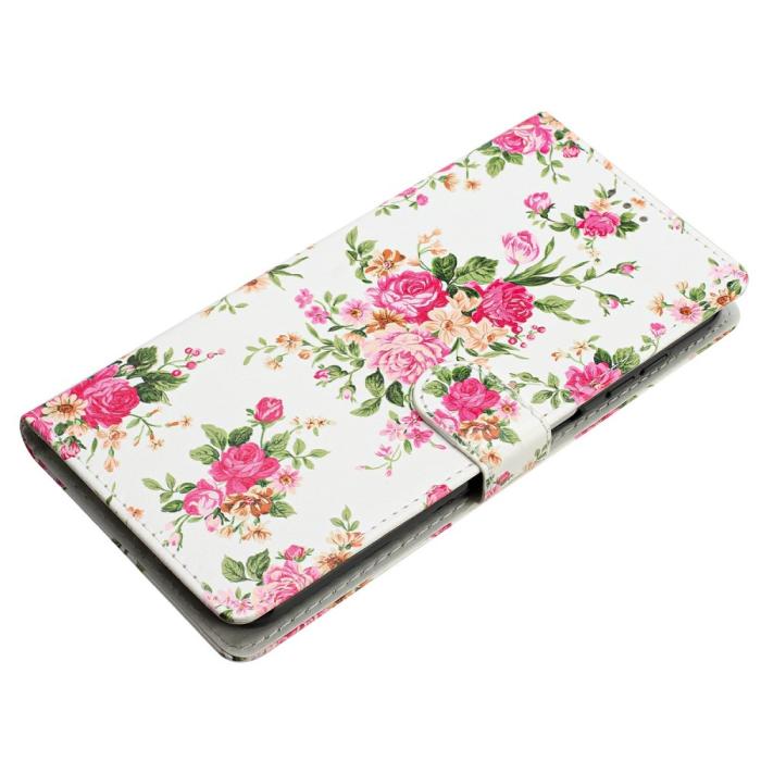 Bild 4,  Samsung Galaxy S25 Plus Fodral Med Tryck Blommor - Teknikhallen.se
