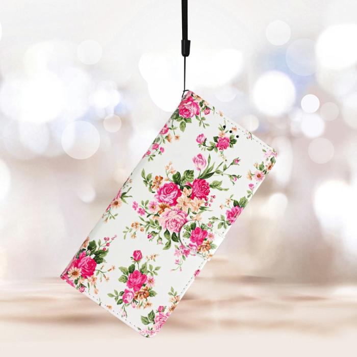 Bild 6,  Samsung Galaxy S25 Plus Fodral Med Tryck Blommor - Teknikhallen.se