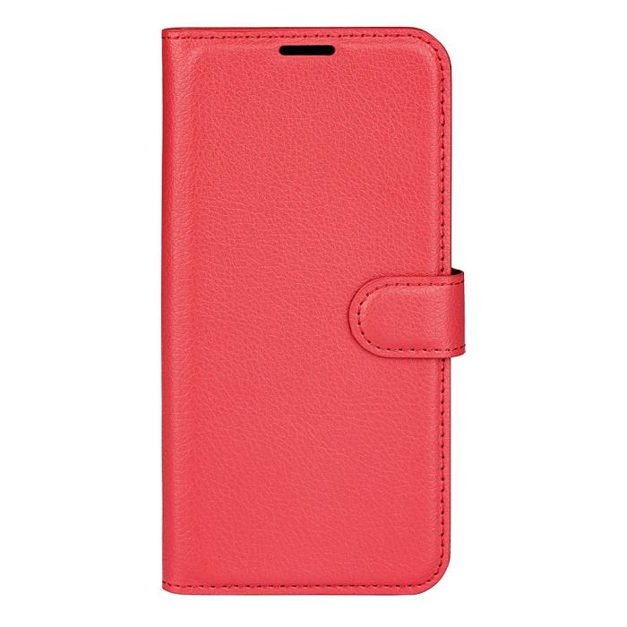 Bild 5,  Motorola Moto G55 5G Fodral Litchi Läder Röd - Teknikhallen.se