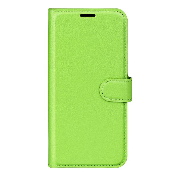 Bild 5,  Motorola Moto G55 5G Fodral Litchi Läder Grön - Teknikhallen.se
