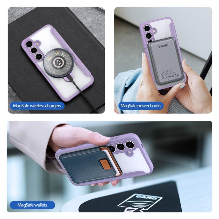 Bild 4, DUX DUCIS DUX DUCIS Galaxy S25 Plus Fodral MagSafe Skin X Pro Lila - Teknikhallen.se