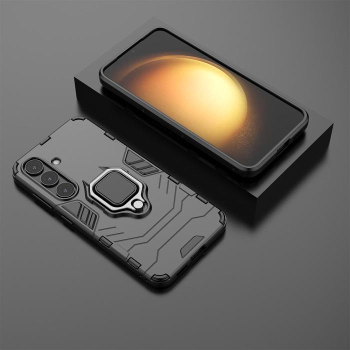 Bild 6,  Samsung Galaxy S25 Plus Skal Hybrid Armor Ring Svart - Teknikhallen.se
