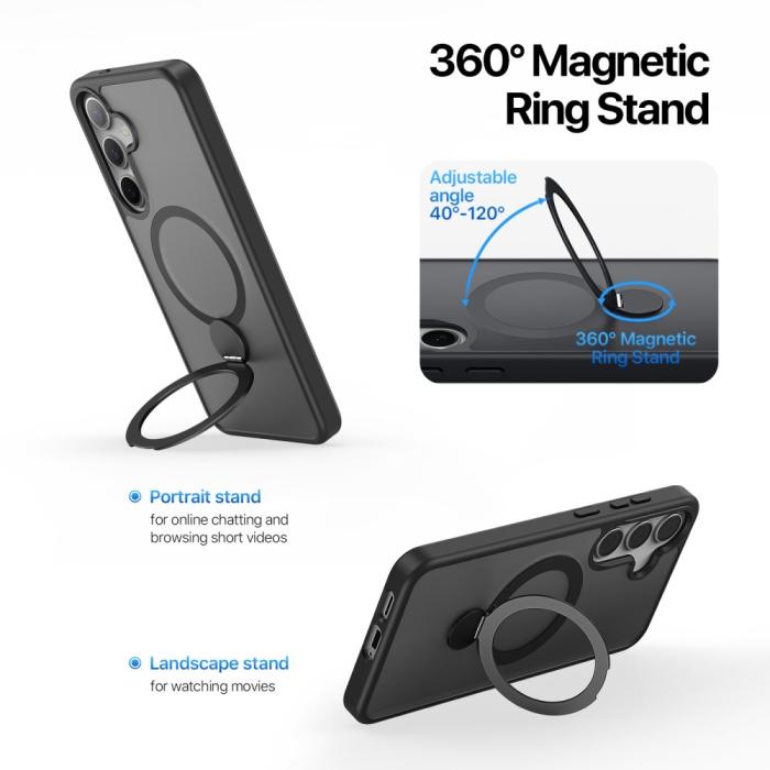 Bild 5, DUX DUCIS DUX DUCIS Galaxy S25 Plus Skal MagSafe Kickstand Yind Series - Teknikhallen.se