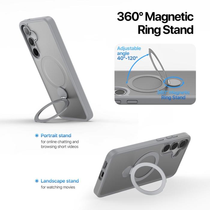 Bild 5, DUX DUCIS DUX DUCIS Galaxy S25 Plus Skal MagSafe Kickstand Yind Series - Teknikhallen.se
