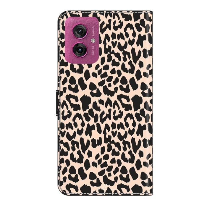 Bild 6,  Motorola Moto G55 5G Fodral Läder Leopard - Teknikhallen.se