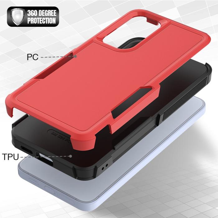 Bild 4,  Samsung Galaxy S25 Plus Skal Extreme Shockproof Röd - Teknikhallen.se
