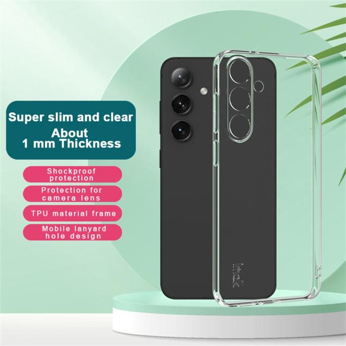 Bild 2, IMAK IMAK Samsung Galaxy S25 Plus Skal TPU Slim Transparent - Teknikhallen.se