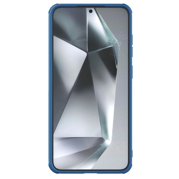 Bild 3, NILLKIN NILLKIN Samsung Galaxy S25 Plus Skal Frosted Shield Blå - Teknikhallen.se