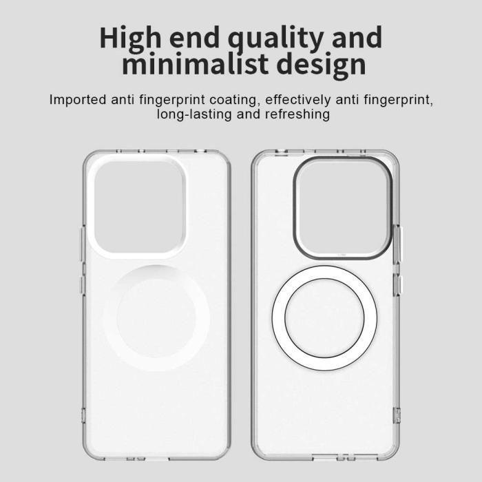 Bild 6,  Xiaomi Redmi Note 14 5G Skal MagSafe Matt Hybrid Vit - Teknikhallen.se