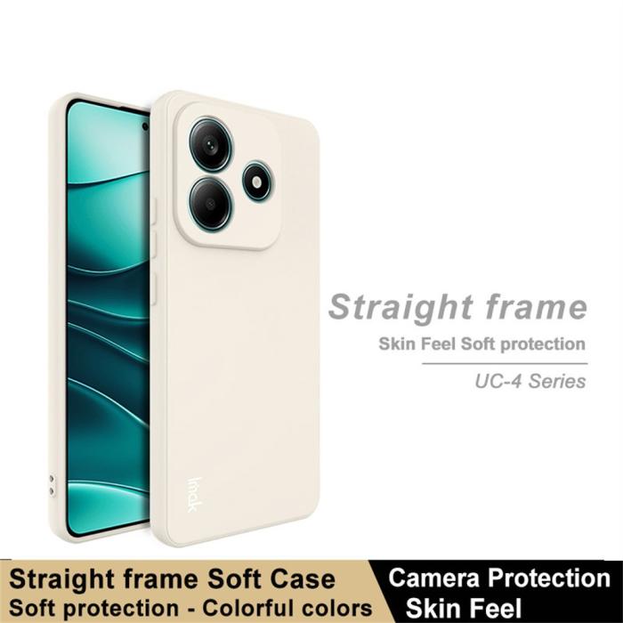 Bild 2, IMAK IMAK Xiaomi Redmi Note 14 5G Skal TPU Soft Off White - Teknikhallen.se