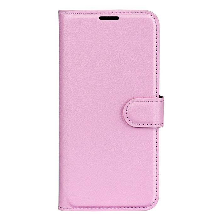 Bild 5,  Xiaomi Redmi Note 14 5G Fodral Litchi Läder Ljus Rosa - Teknikhallen.se