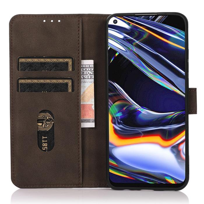 Bild 2, KHAZNEH KHAZNEH Xiaomi Redmi Note 14 4G Fodral Retro Läder Brun - Teknikhallen.se