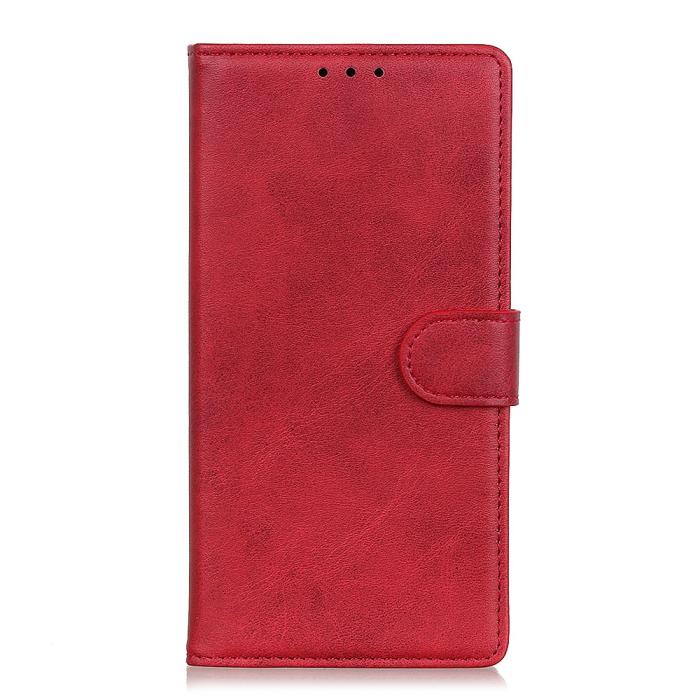 Bild 6,  Xiaomi Redmi Note 14 4G Fodral Läder Röd - Teknikhallen.se