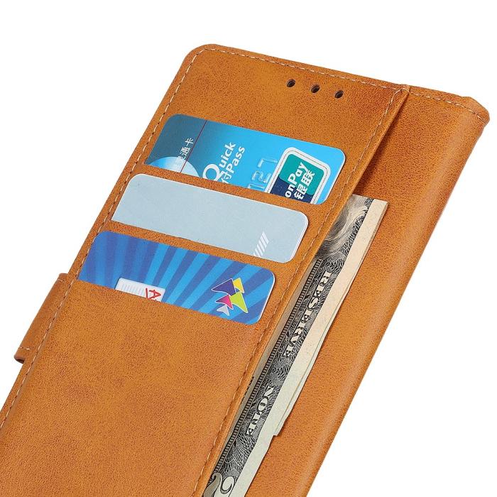 Bild 5,  Xiaomi Redmi Note 14 4G Fodral Läder Brun - Teknikhallen.se