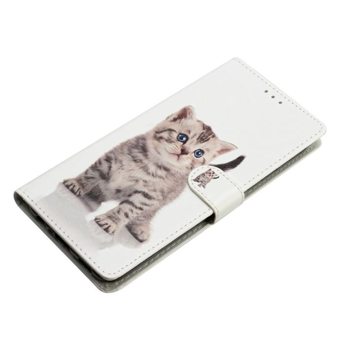 Bild 4,  Xiaomi Redmi Note 14 5G Fodral Med Tryck Gullig Katt - Teknikhallen.se