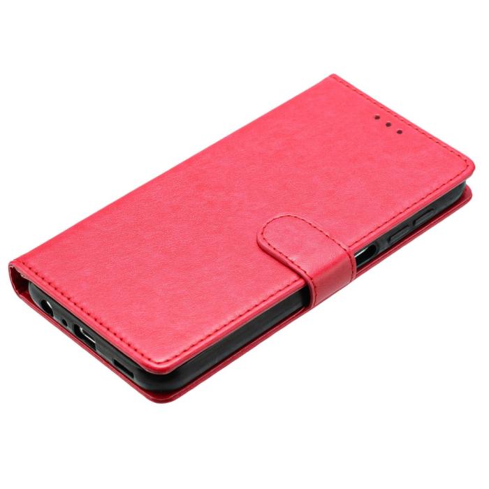 Bild 4,  Xiaomi Redmi Note 14 5G Plånboksfodral Läder Röd/Rosa - Teknikhallen.se