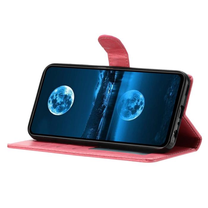Bild 2,  Xiaomi Redmi Note 14 5G Plånboksfodral Läder Rosa - Teknikhallen.se